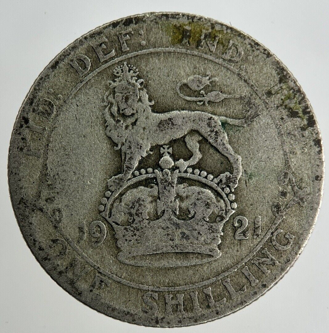 1921 George V Shilling Silver Coin | Collectable Grade
