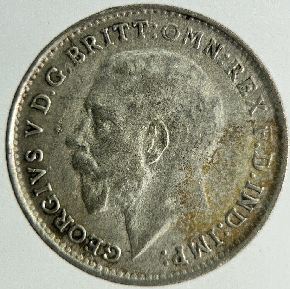 1921 George V Threepence Silver Coin | Fine Collectable Grade
