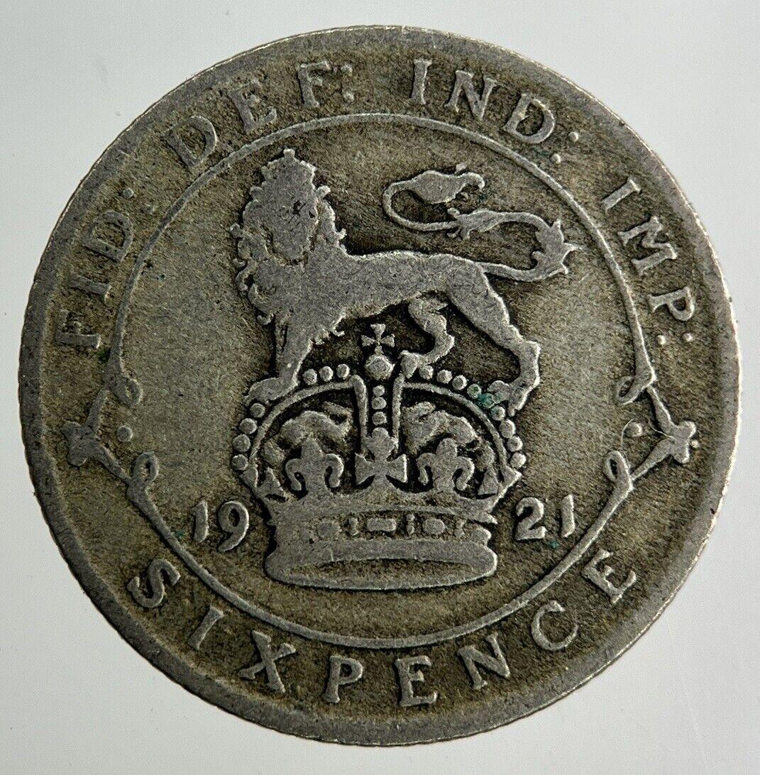 1921 George V Sixpence Silver Coin | Collectable Grade