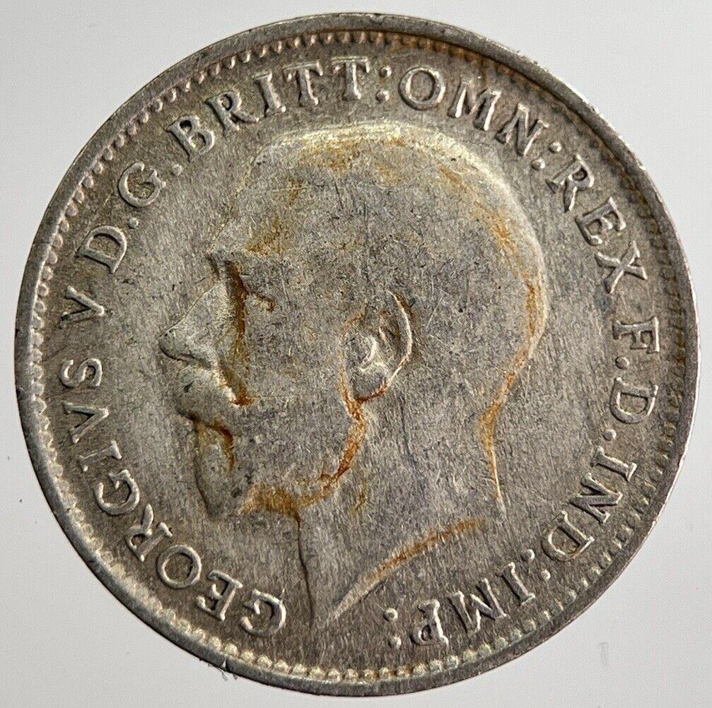 1921 George V Threepence Silver Coin | Very High Grade | a8575