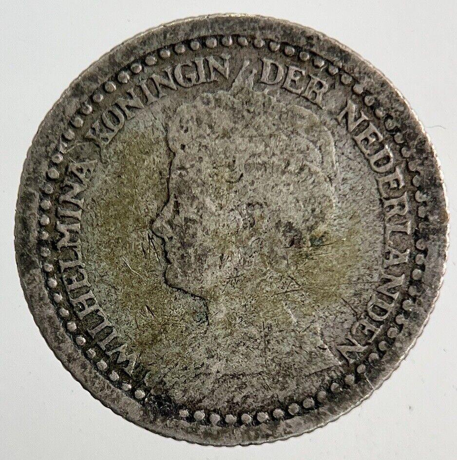 1921 Netherlands 10 Cents Silver Coin | Collectable Grade