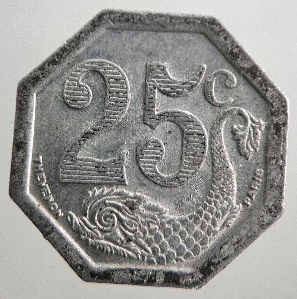 1922 France Rochelle 25 Cents Centimes Coin | Collectable Grade