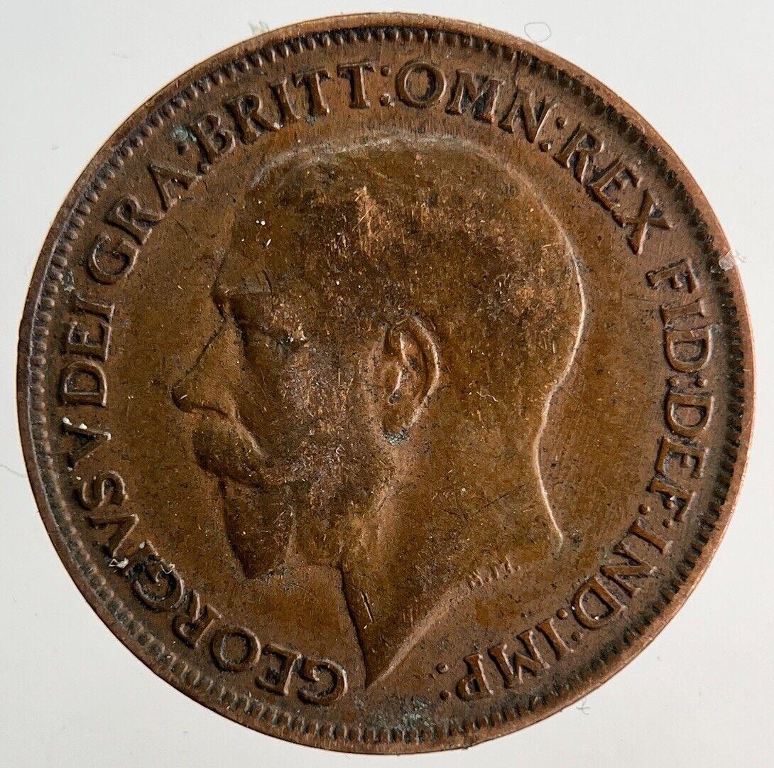 1922 George V Farthing Coin | Fine Collectable Grade