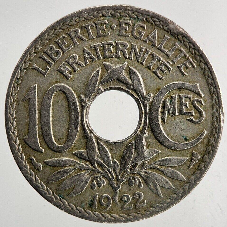 1922 France 10 Centimes Coin | Very High Grade