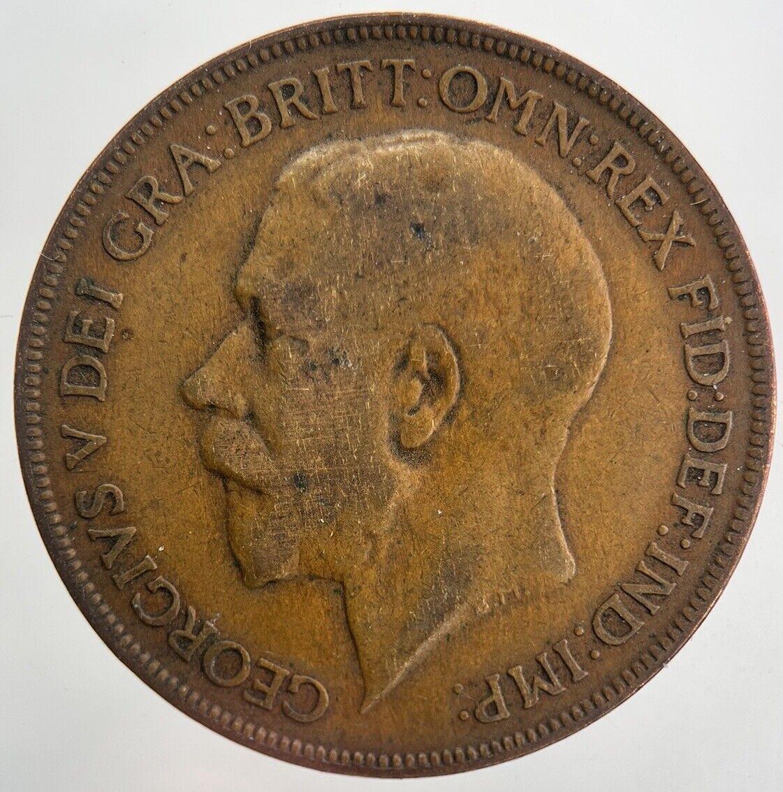 1922 George V One Penny Coin | Fine Collectable Grade