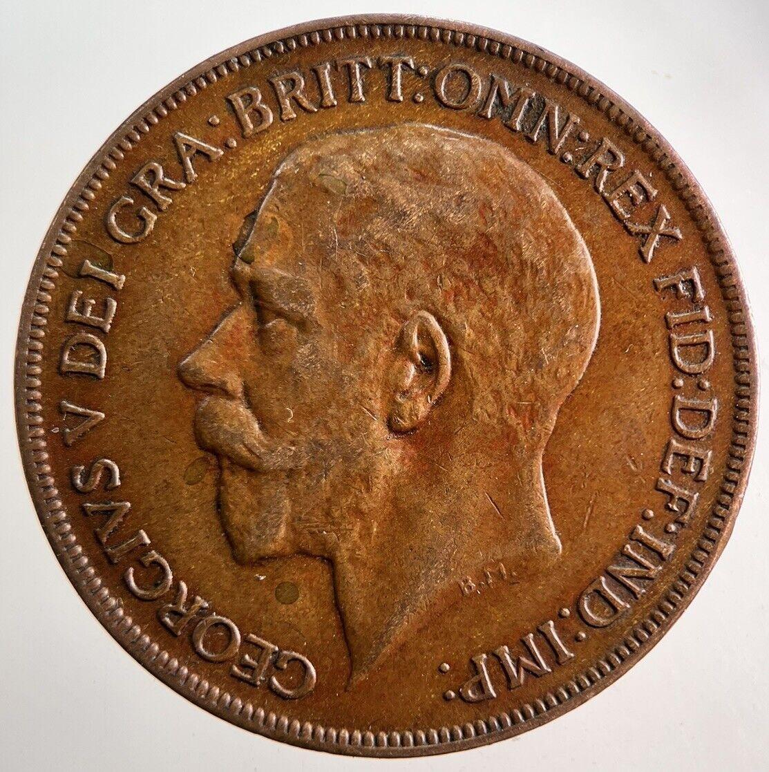 1922 George V One Penny Coin | Very High Grade