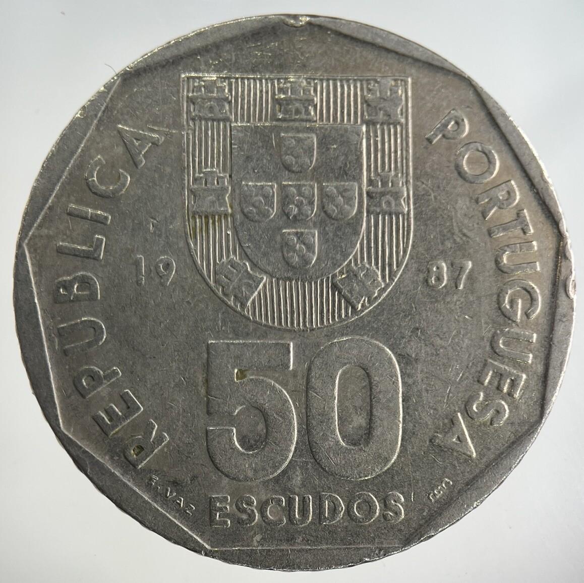 1987 Portugal 50 Escudos Coin | Collectable Grade
