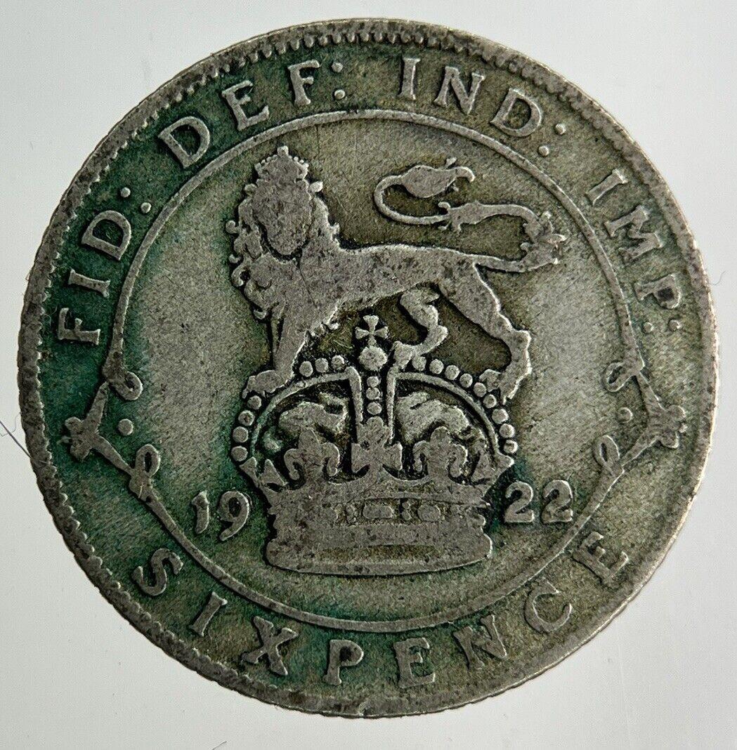 1922 George V Sixpence Silver Coin | Collectable Grade