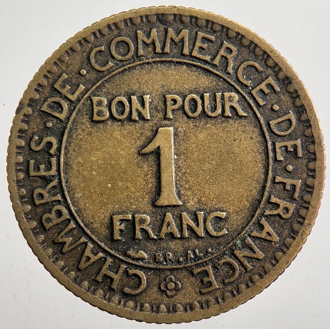 1923 France 1 One Franc Coin | Very High Grade