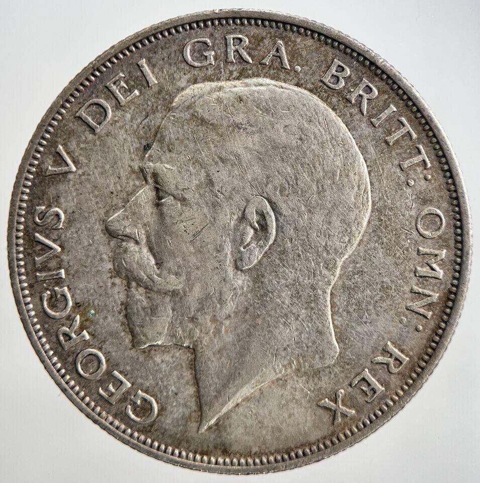 1923 George V Half-Crown Silver Coin | Fine Collectable Grade | a2198