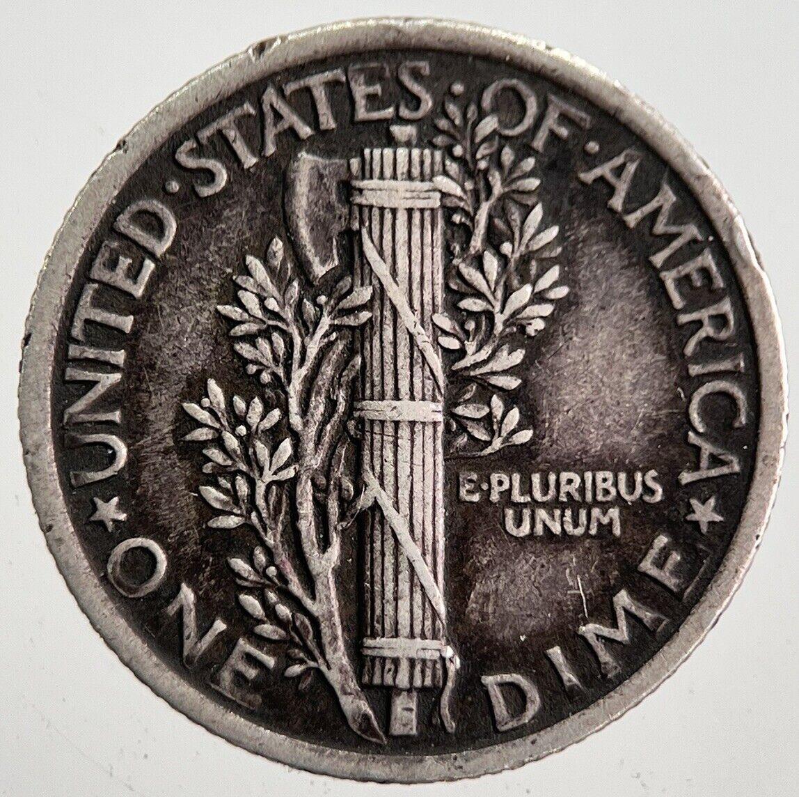 1923 US USA Mercury Dime Silver Coin | Very High Grade | a7819