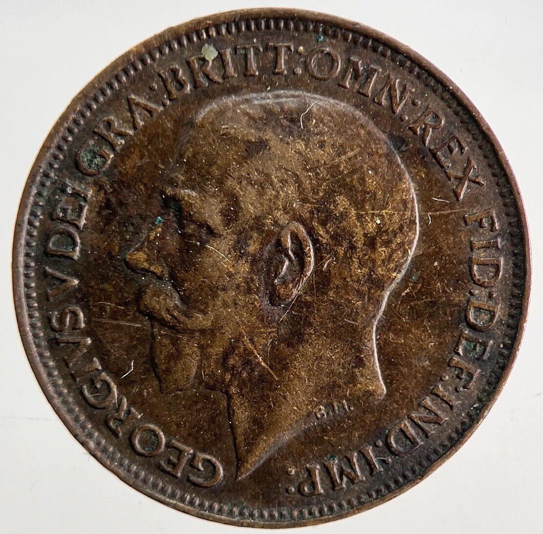 1924 George V Farthing Coin | Fine Collectable Grade