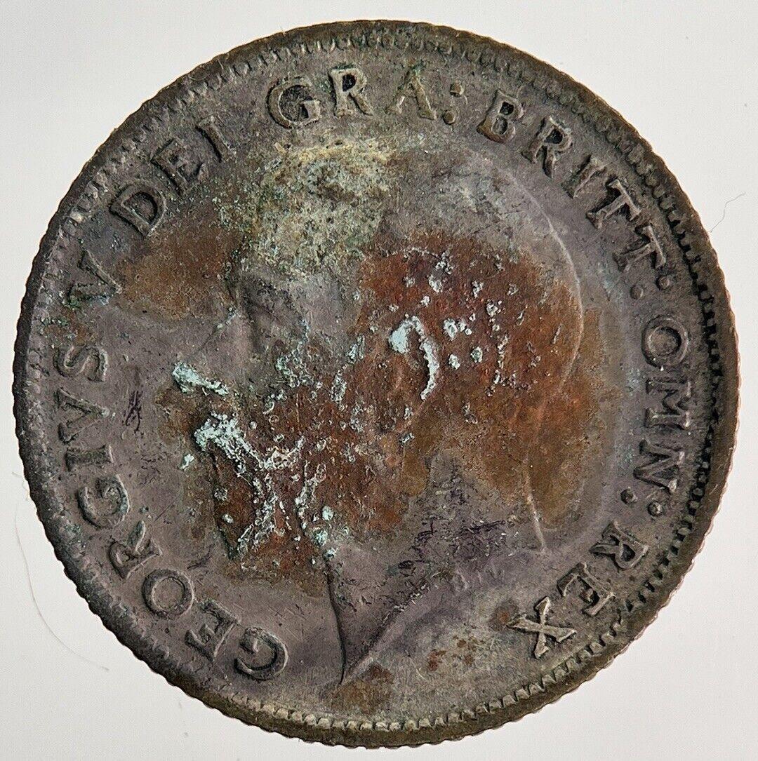 1924 George V Sixpence Silver Coin | Fine Collectable Grade | a9922