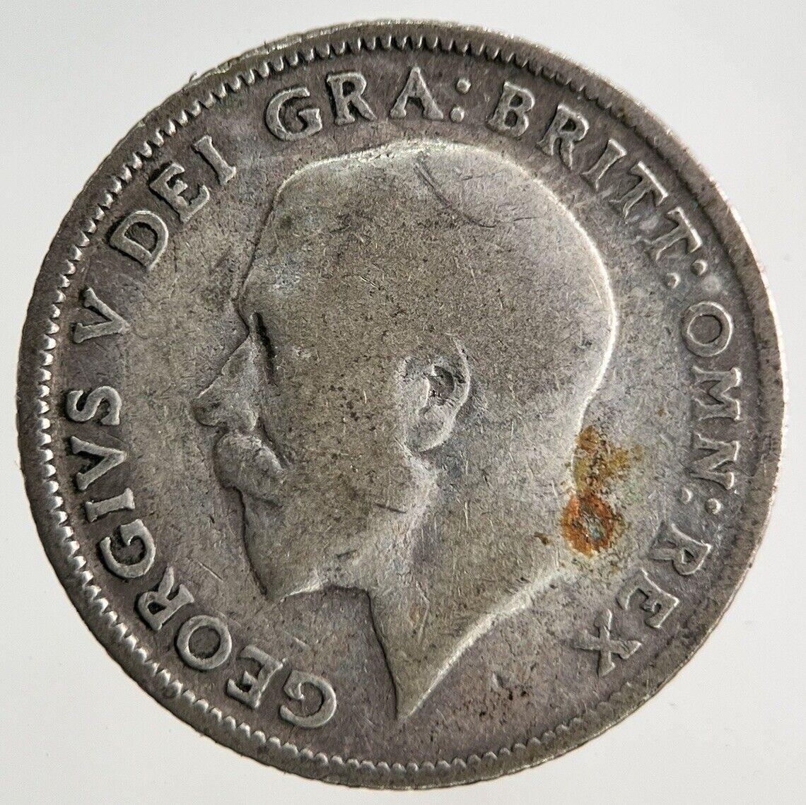 1924 George V Sixpence Silver Coin | Fair Grade