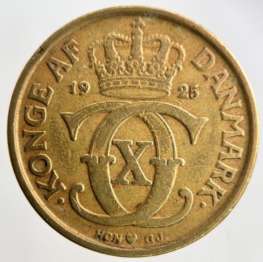 1925 Denmark 1 Krone Coin | Fine Collectable Grade