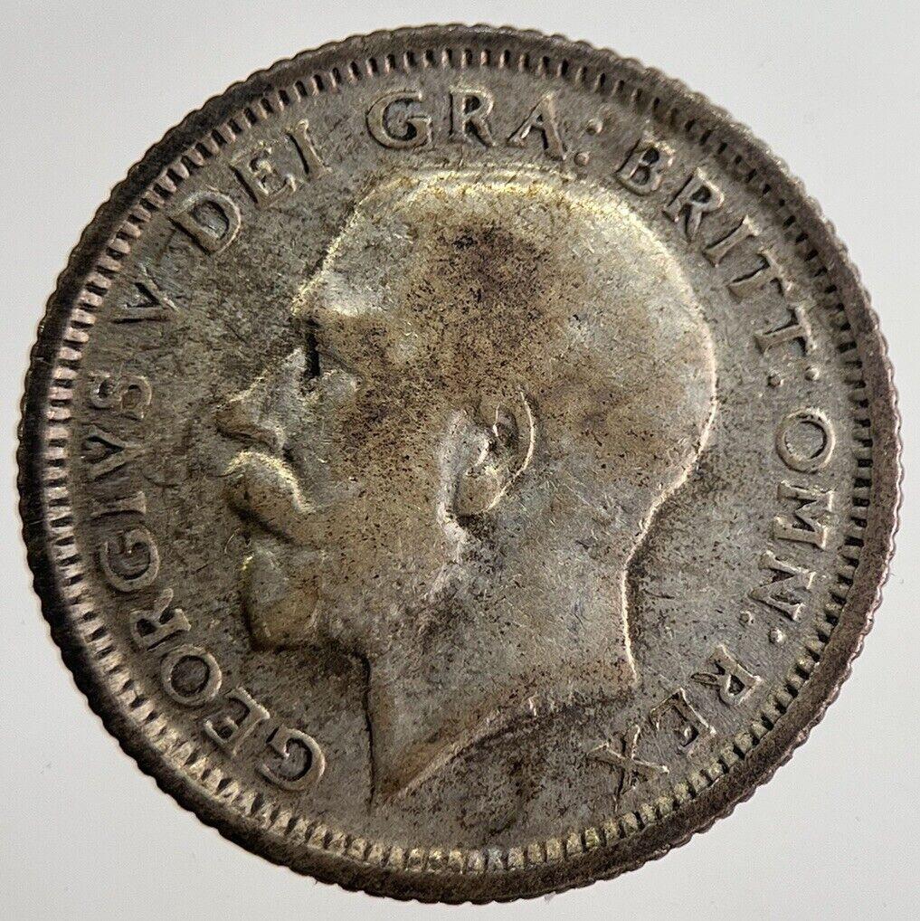 1925 George V Sixpence Silver Coin | Fine Collectable Grade | a8554