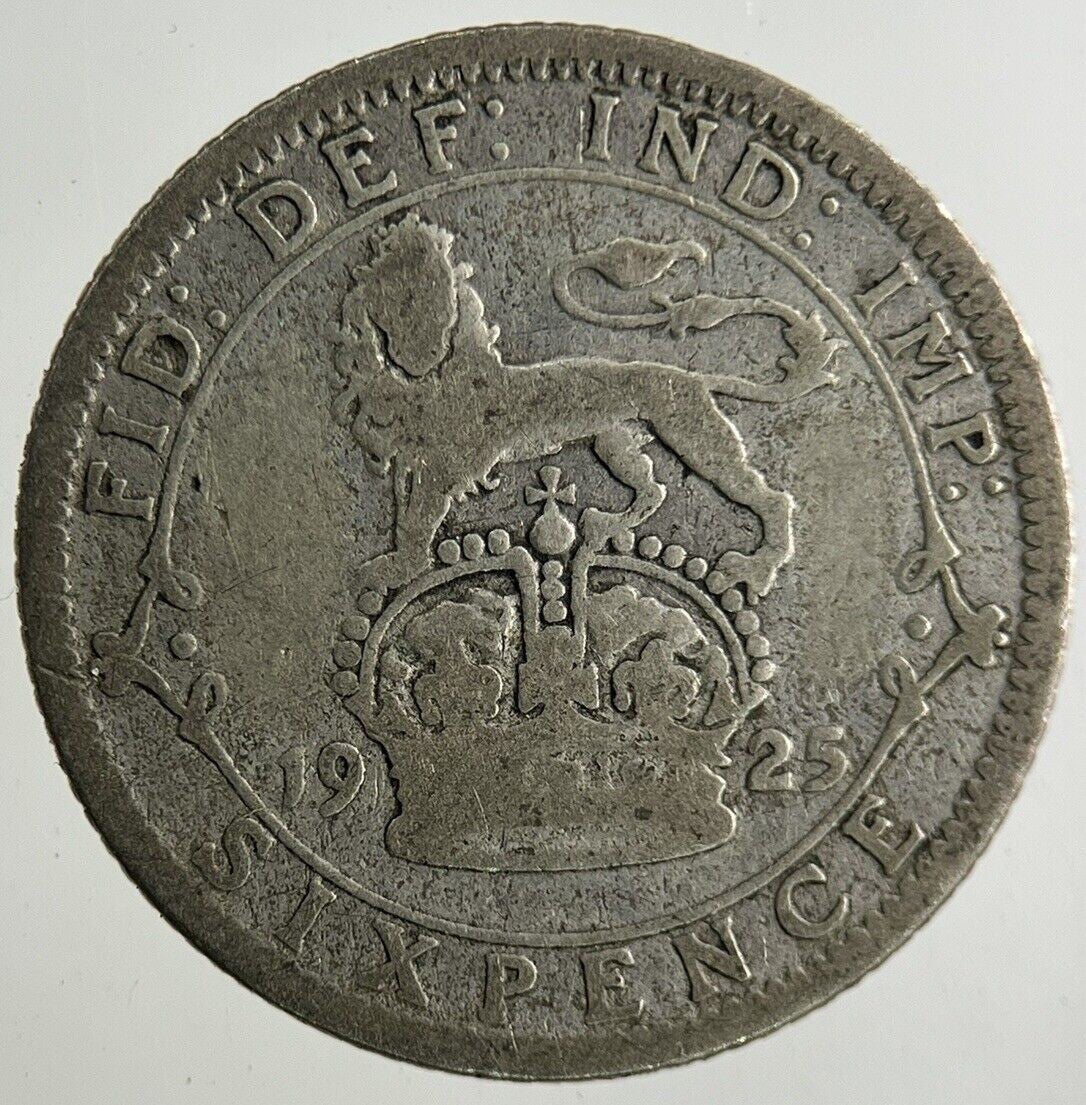 1925 George V Sixpence Silver Coin | Collectable Grade