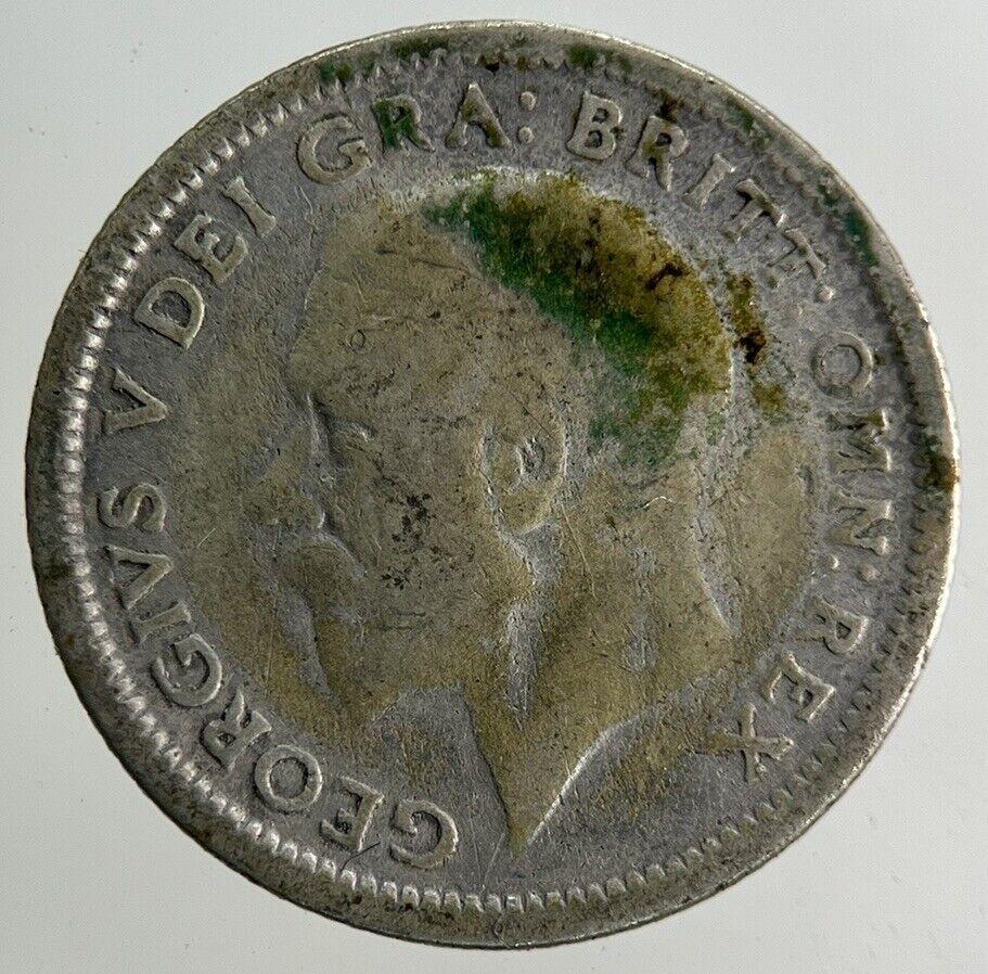 1926 George V Sixpence Silver Coin | Fair Grade