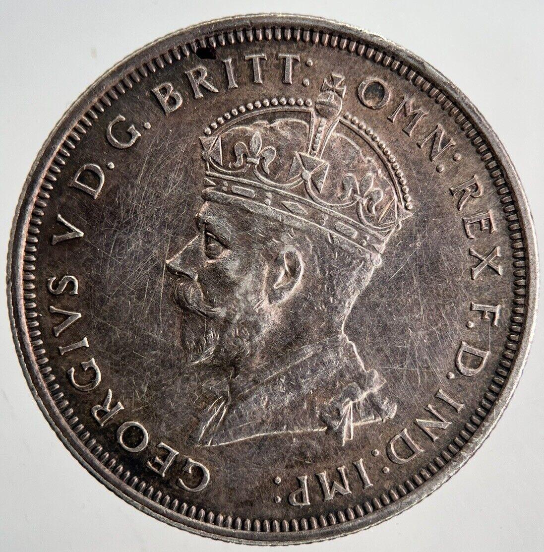 1927 Australia Florin Two Shillings Silver Coin | Very Fine Grade | a6857