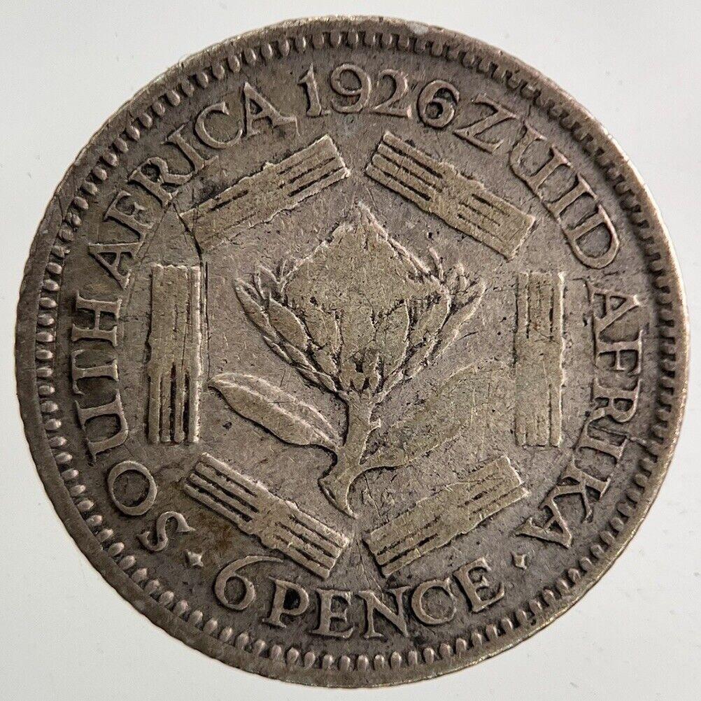 1926 South Africa Sixpence Silver Coin | Collectable Grade