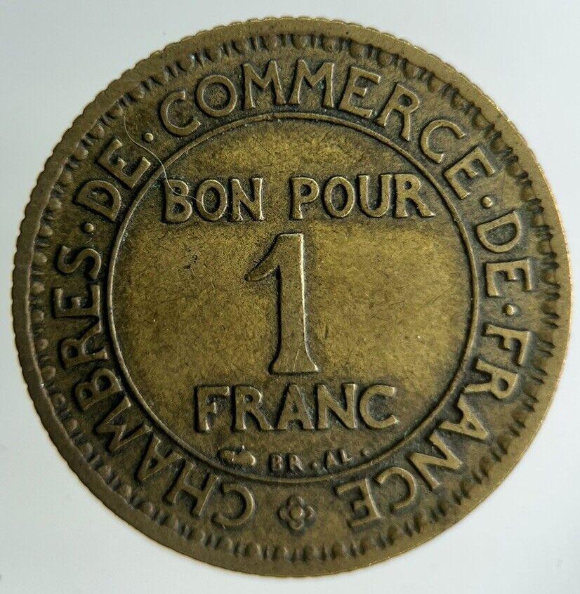 1927 France 1 Franc Coin | Fine Collectable Grade