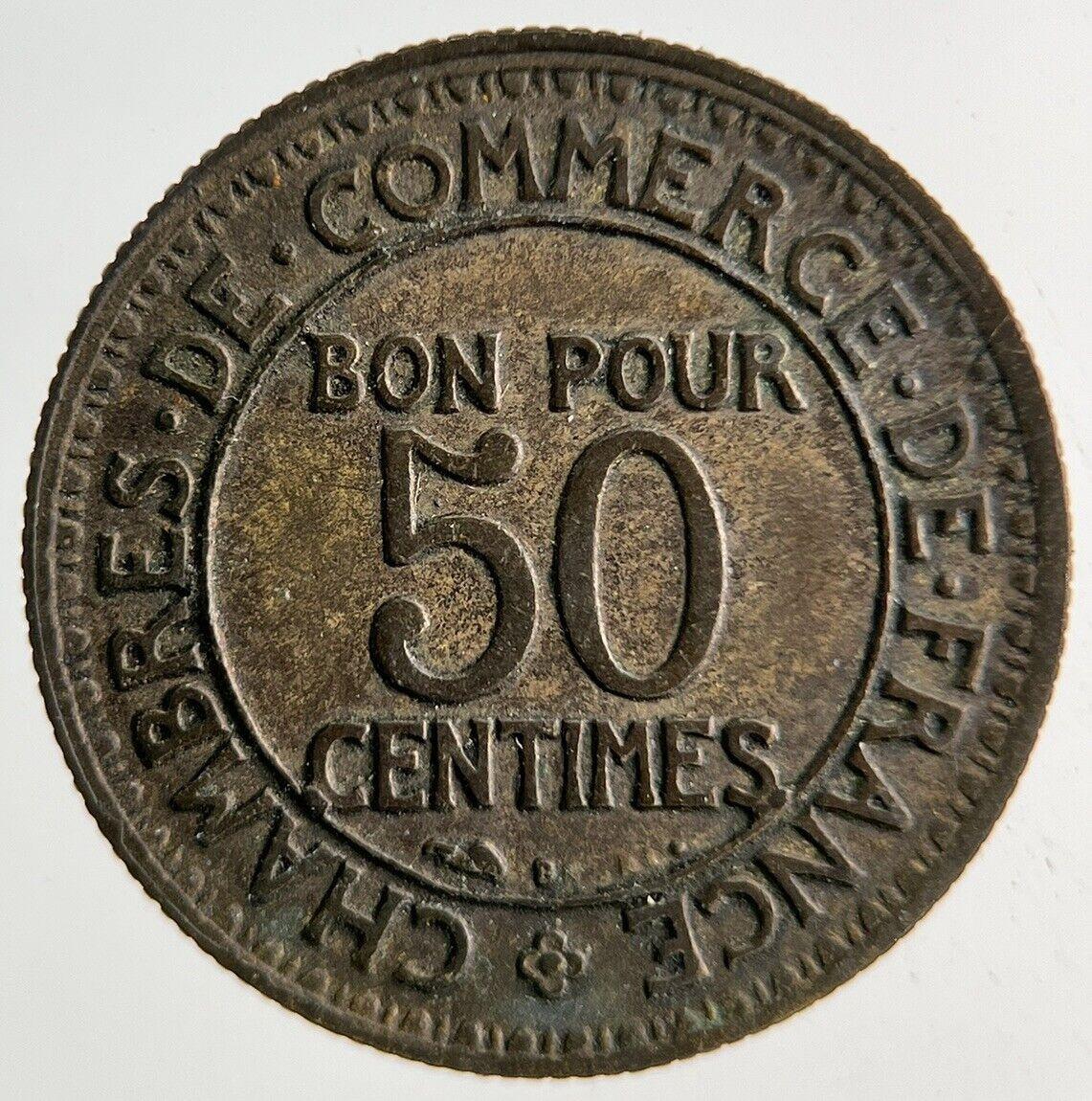 1927 France 50 Centimes Coin | Fine Collectable Grade