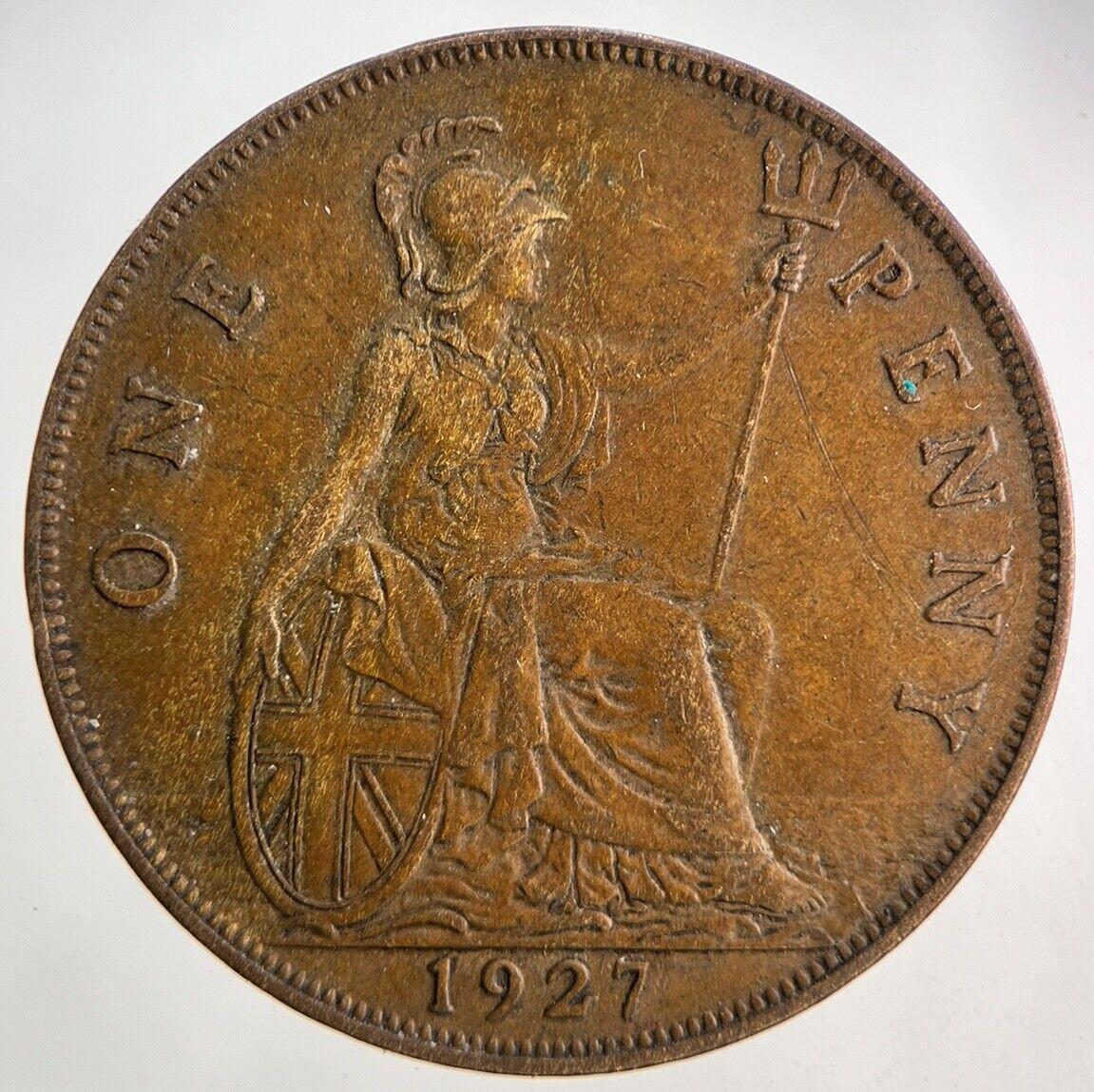 1927 George V One Penny Coin | Fine Collectable Grade