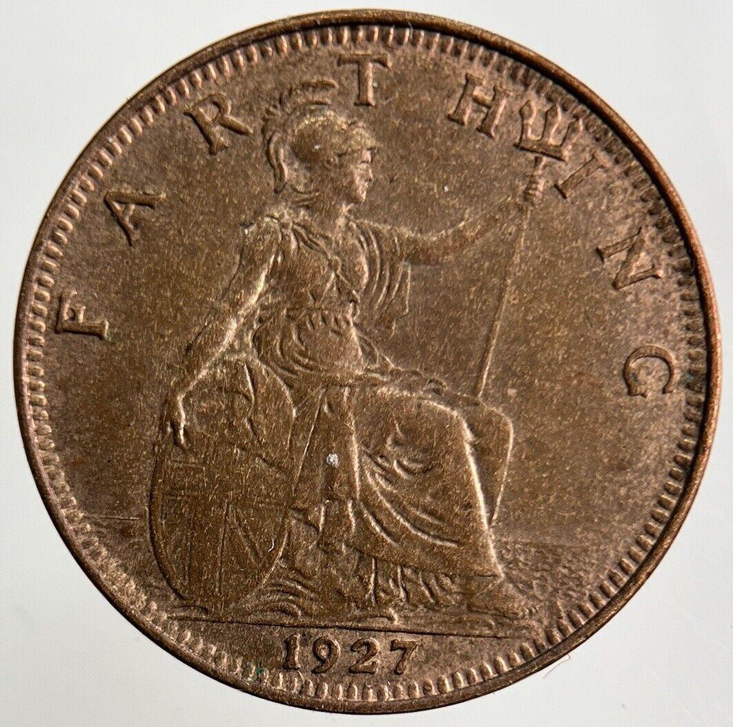 1927 George V Farthing Coin | UNC Uncirculated Grade