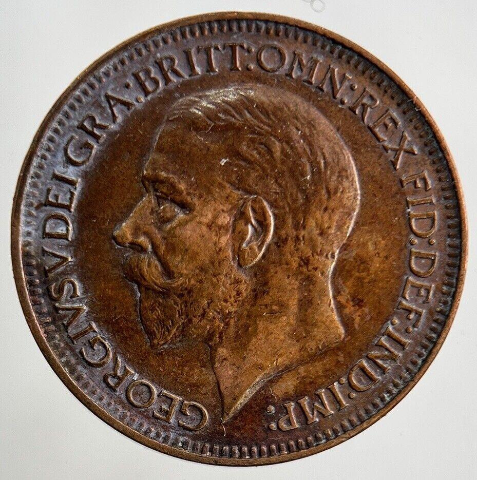 1927 George V Farthing Coin | Very High Grade