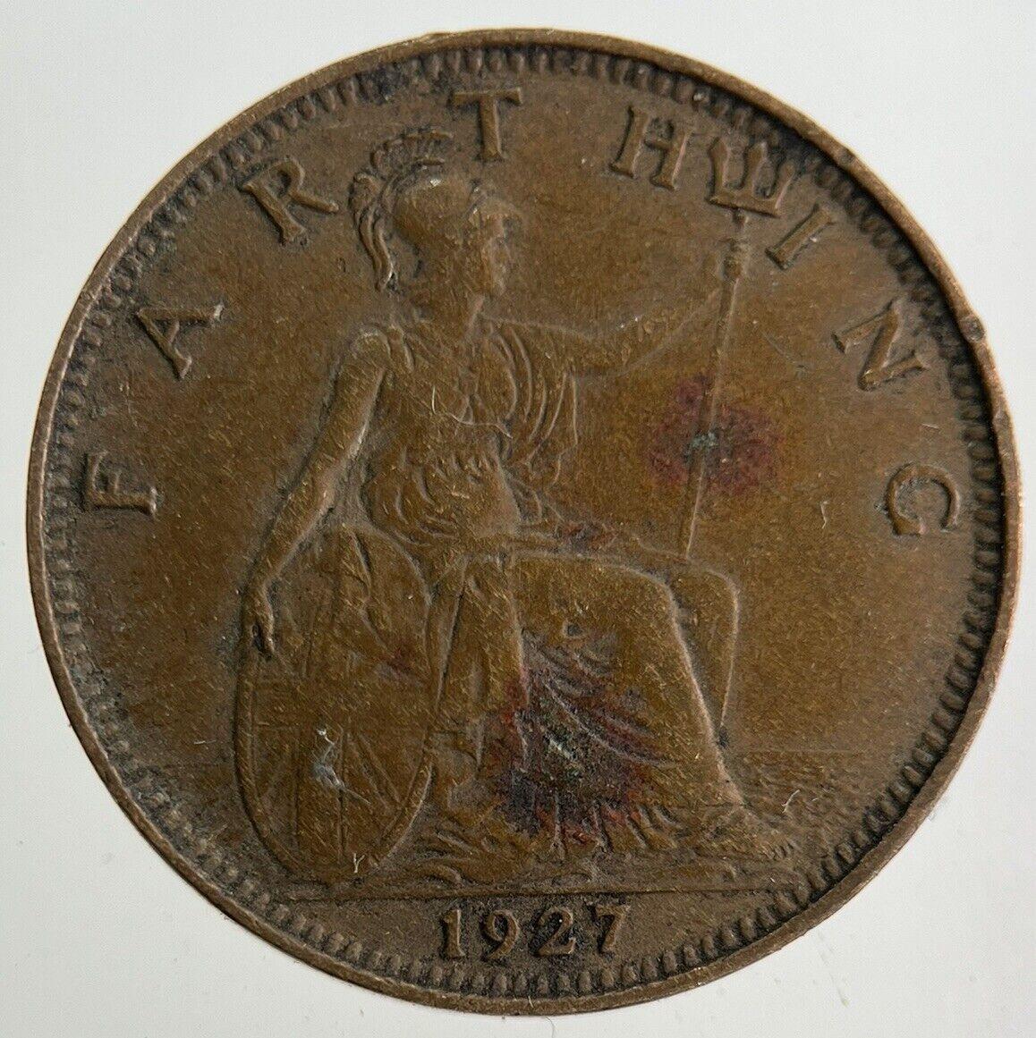 1927 George V Farthing Coin | Fine Collectable Grade
