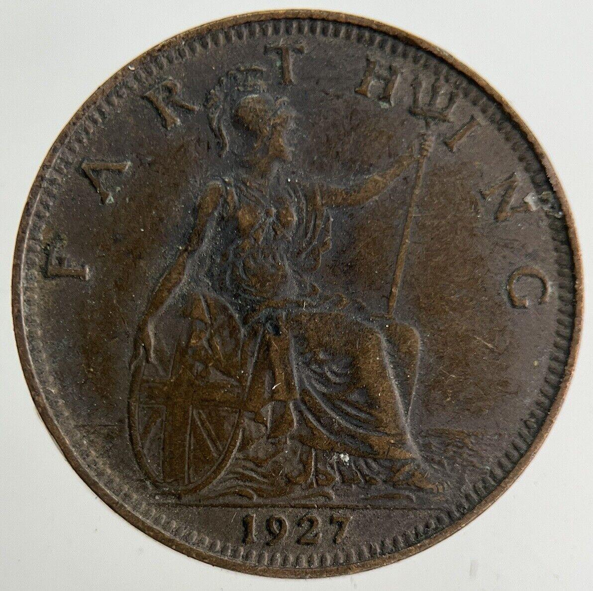 1927 George V Farthing Coin | Fine Collectable Grade