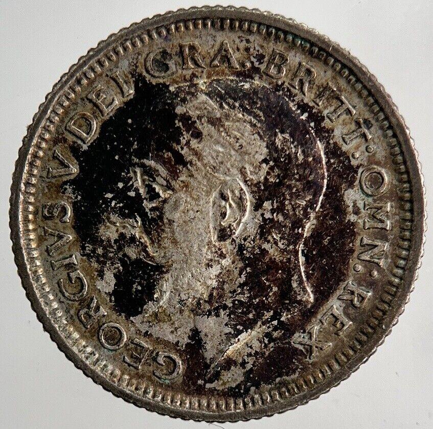 1927 George V Sixpence Silver Coin | Fine Collectable Grade | a6503