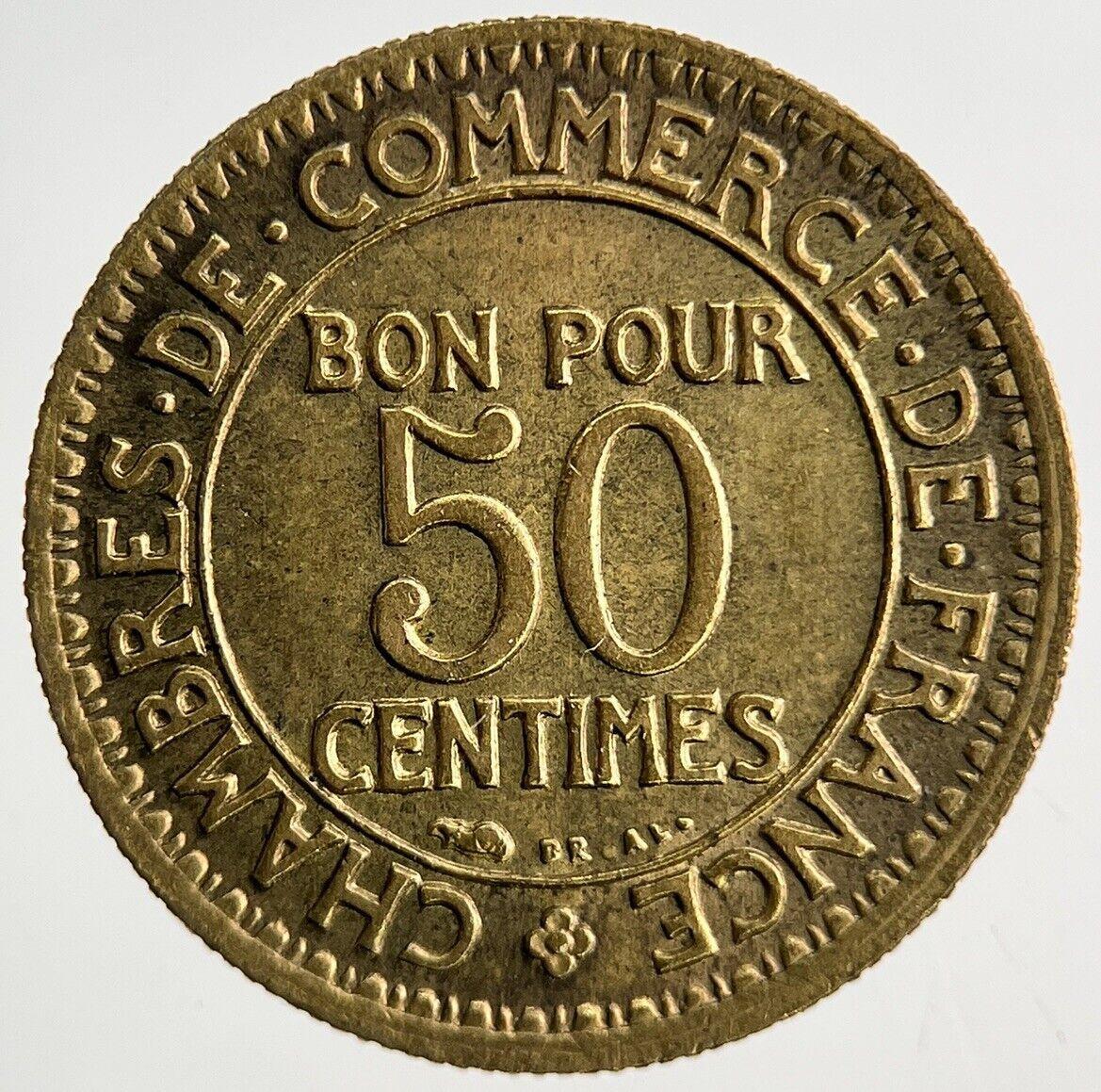 1928 France 50 Centimes Coin | Fine Collectable Grade