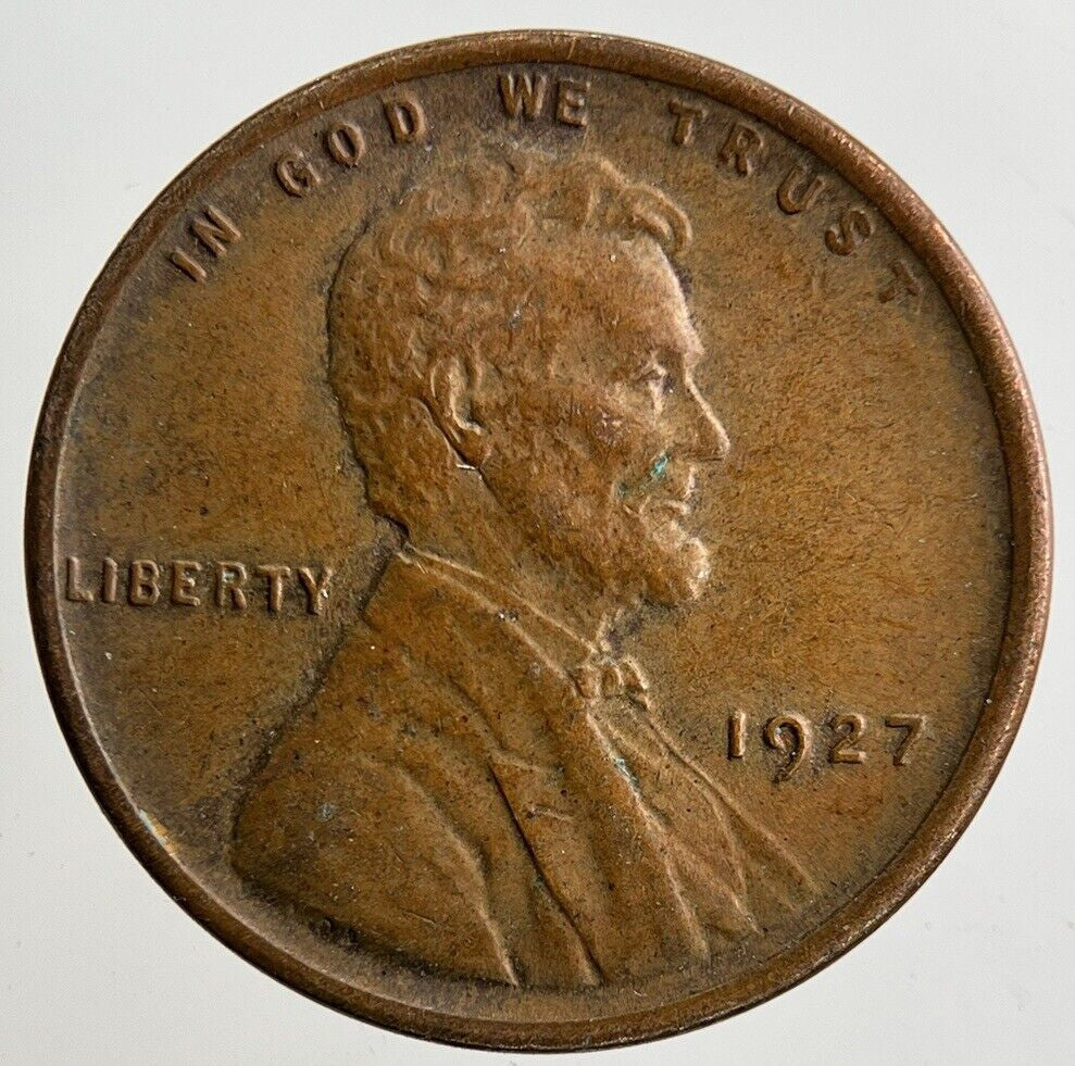 1927 US USA Lincoln Wheat Cents Coin | Fine Collectable Grade