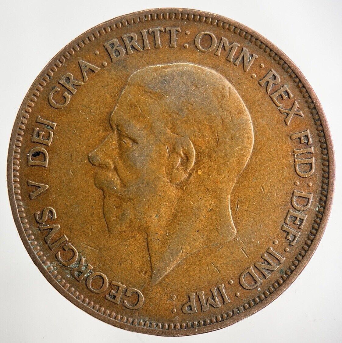 1928 George V One Penny Coin | Collectable Grade