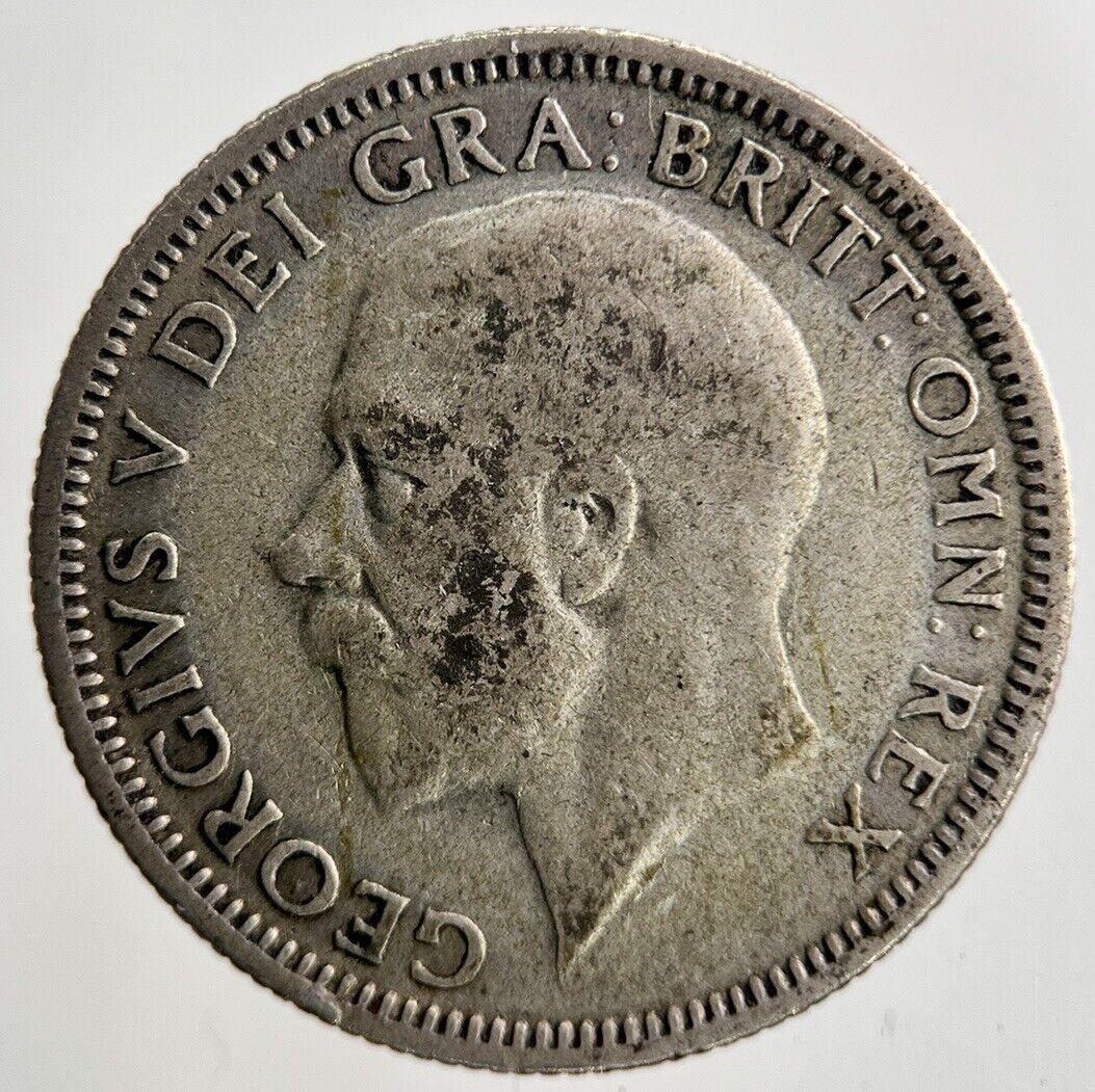1928 George V Shilling Silver Coin | Fair Grade