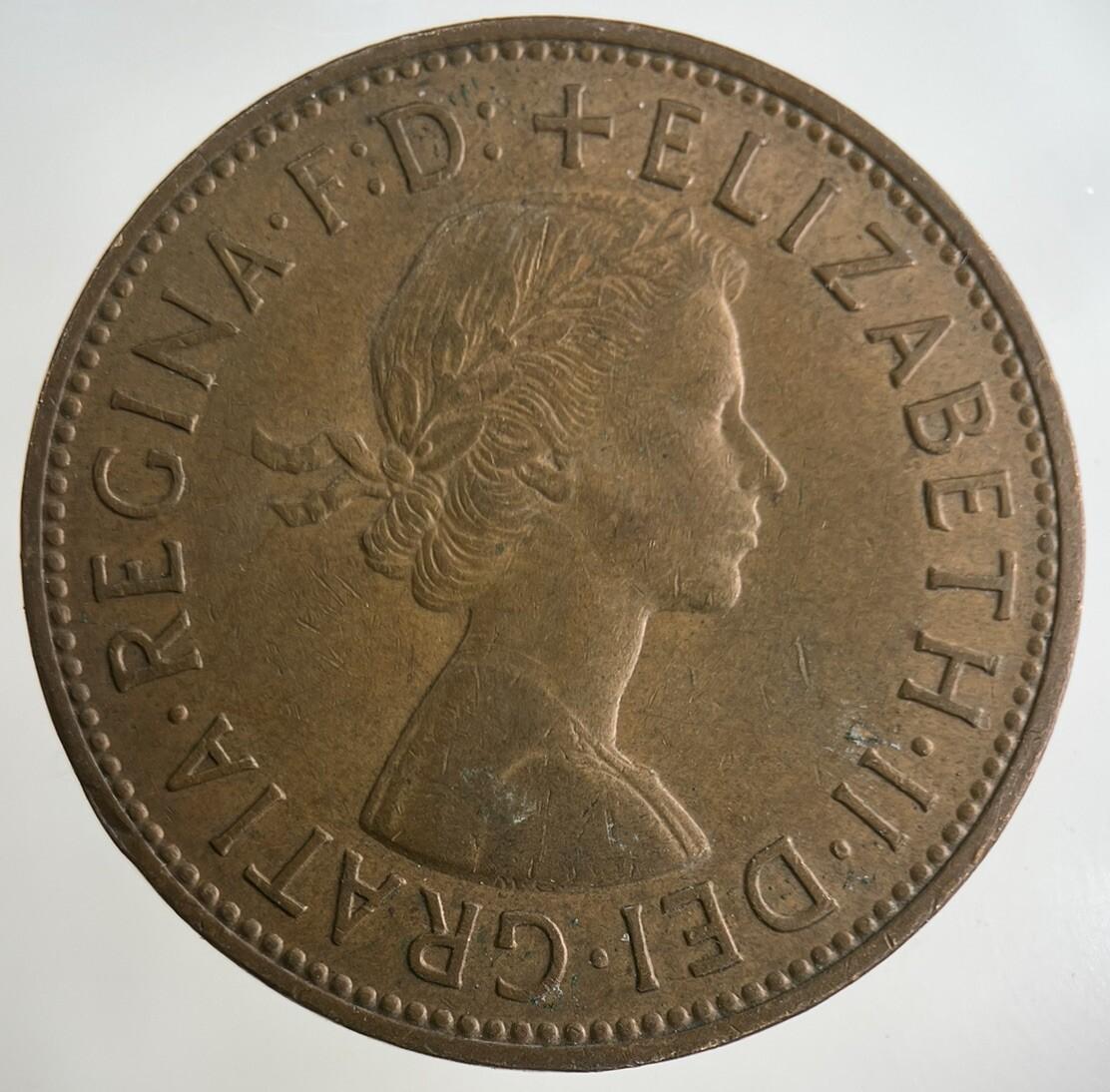 1965 Elizabeth II 2nd One Penny Coin | Fine Collectable Grade