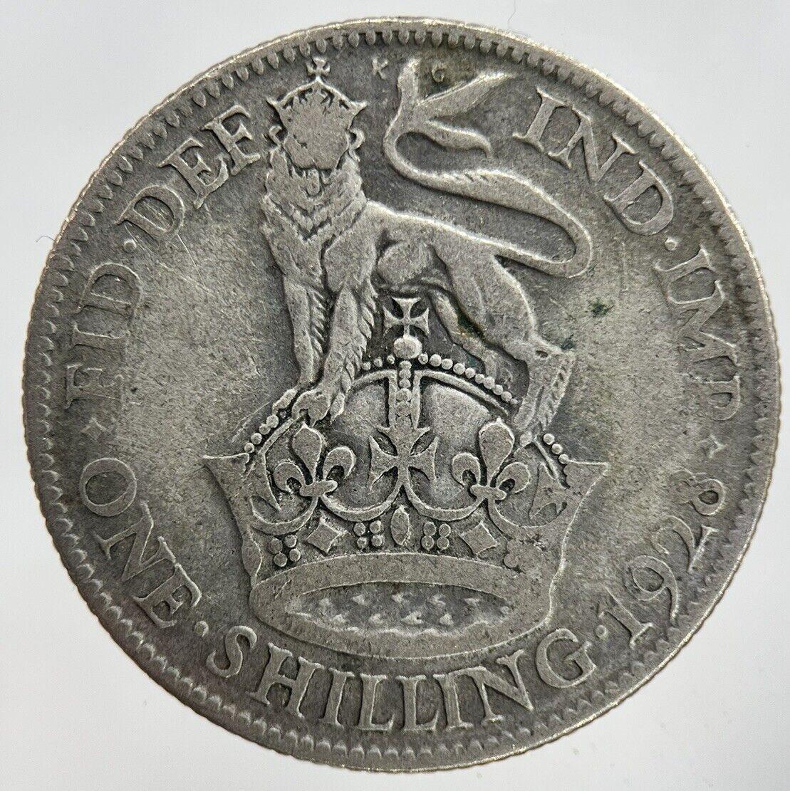 1928 George V Shilling Silver Coin | Fair Grade