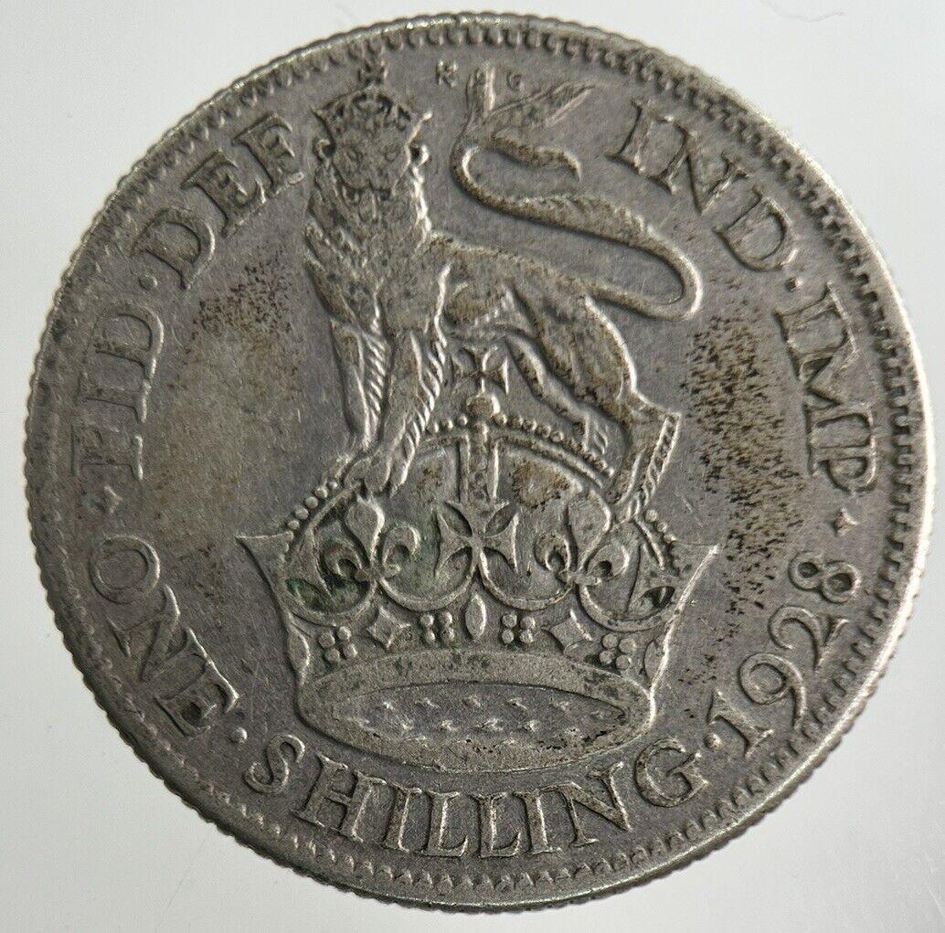 1928 George V Shilling Silver Coin | Collectable Grade