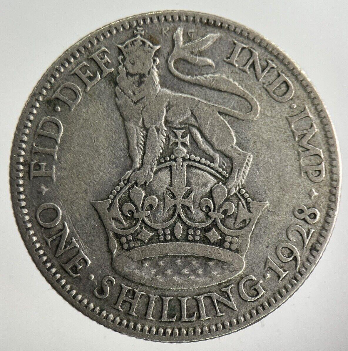 1928 George V Shilling Silver Coin | Collectable Grade