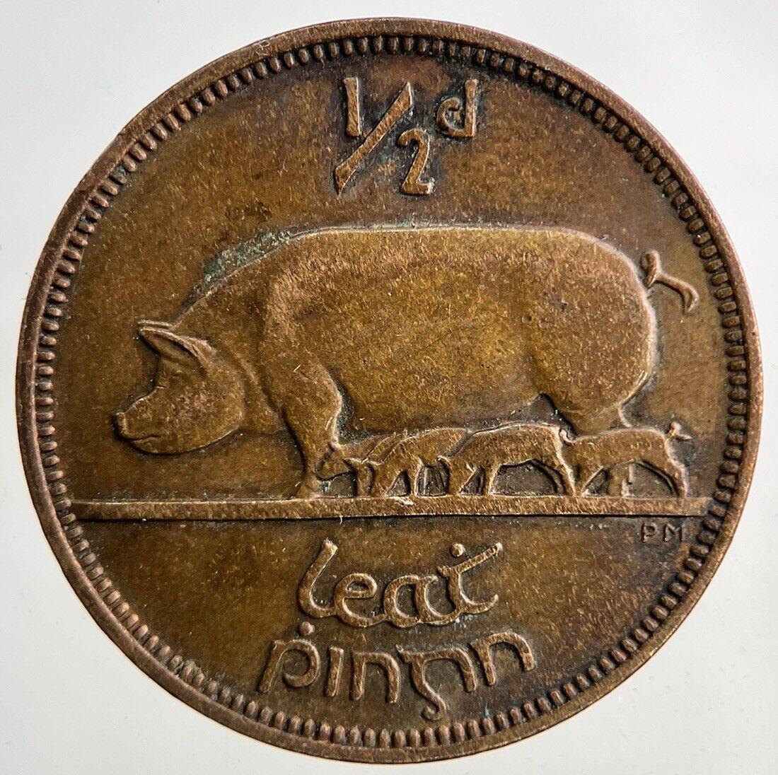 1928 Irish Half-Penny Coin | Very High Grade