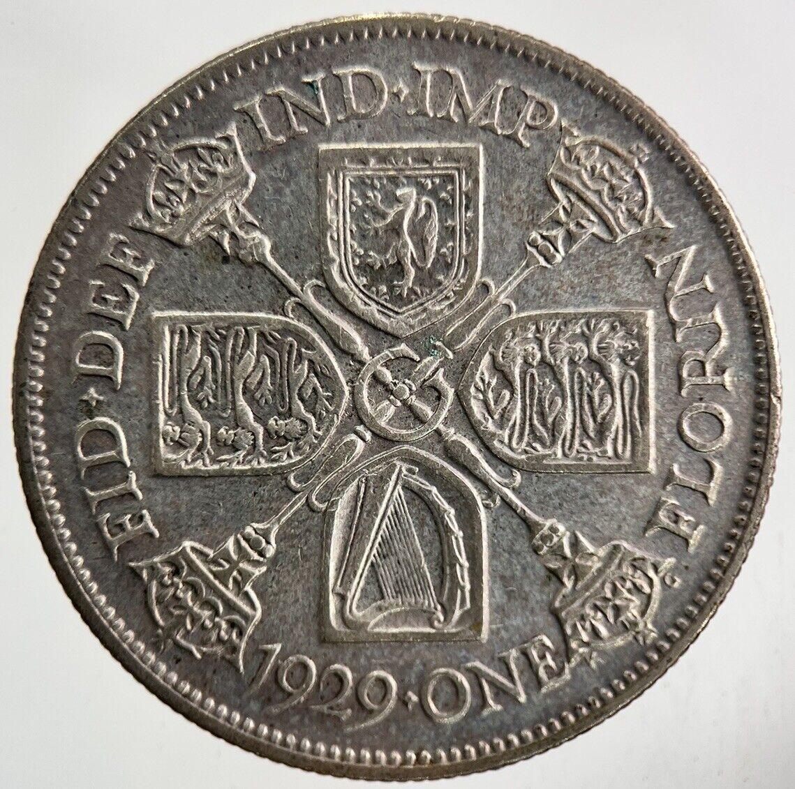 1929 George V Florin Silver Coin | Fine Collectable Grade