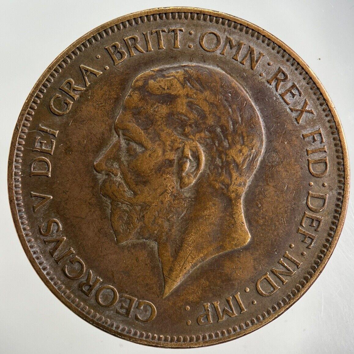 1929 George V One Penny Coin | Fine Collectable Grade