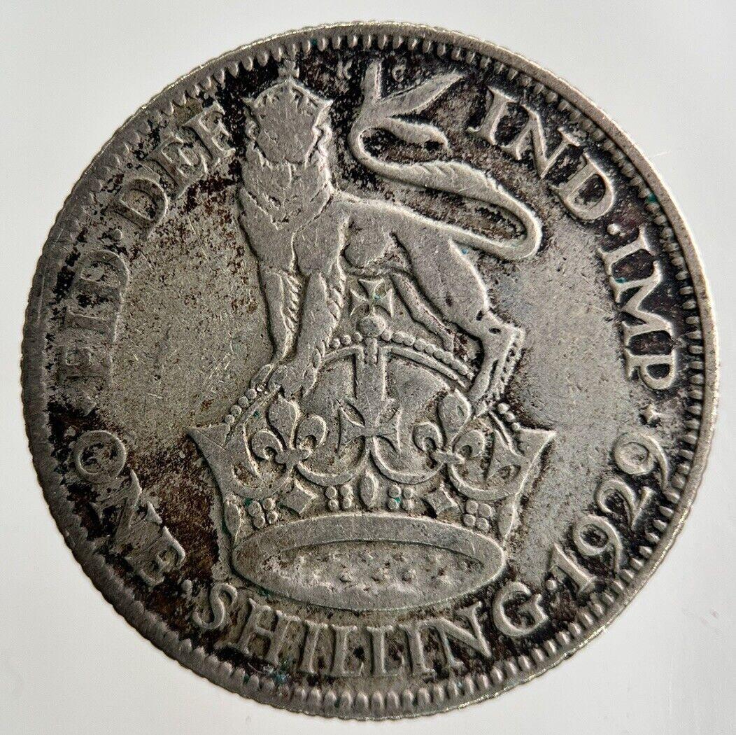 1929 George V Shilling Silver Coin | Fair Grade