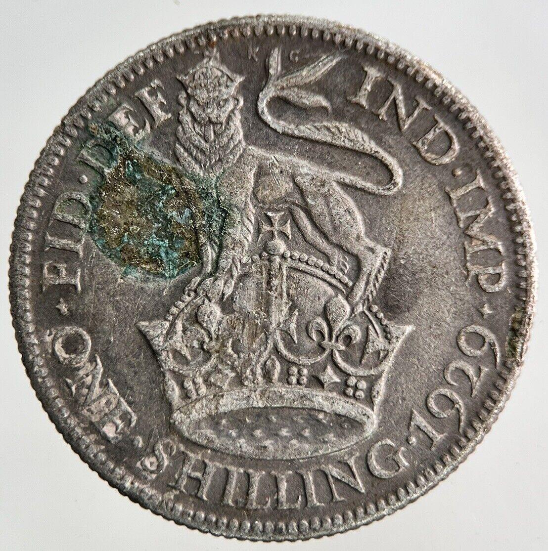 1929 George V Shilling Silver Coin | Collectable Grade