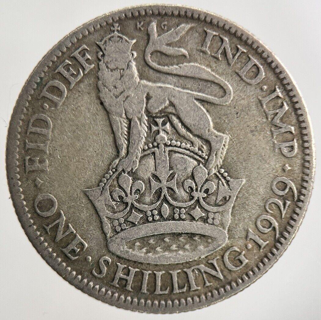 1929 George V Shilling Silver Coin | Collectable Grade