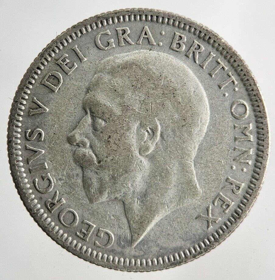 1929 George V Shilling Silver Coin | Fair Grade