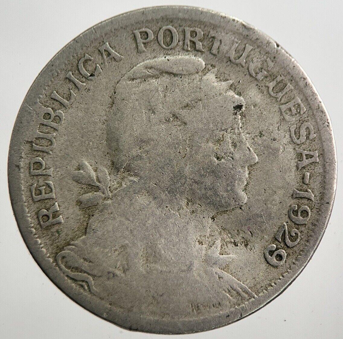 1929 Portugal 50 Centavos Coin | Fair Grade | a7896