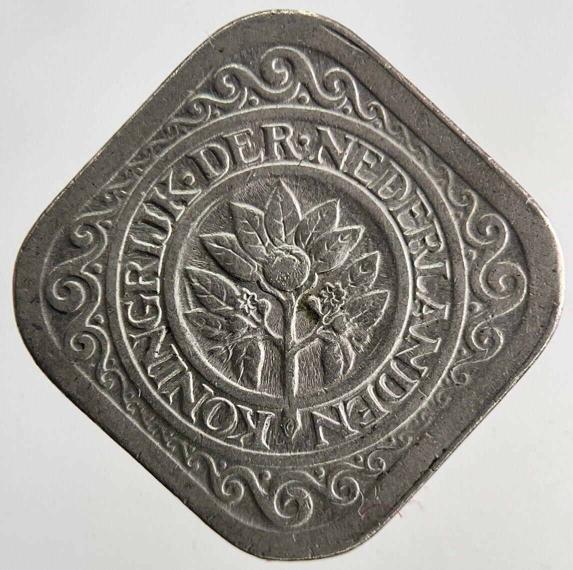 1929 Netherlands 5 Cent Coin | Fine Collectable Grade