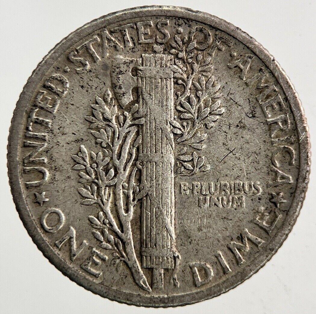 1929 US USA Mercury One Dime Silver Coin | Fine Collectable Grade